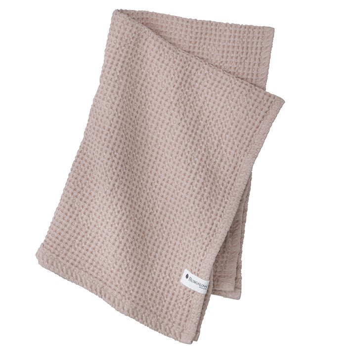 Waffle Weave Hand Towel, Nude