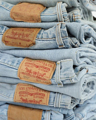 STACKED LEVI'S JEANS