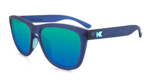 Knockaround Rubberized Navy / Mint Premiums Sport Sunglasses - etcoutfitters - Knockaround Sunglasses Polarized