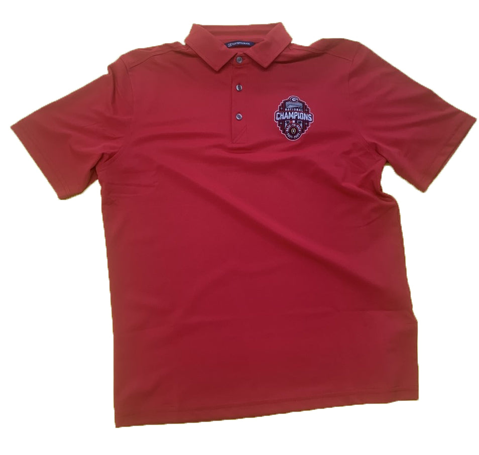 Cutter and Buck Georgia Bulldogs National Champs 22 Polo Red ...