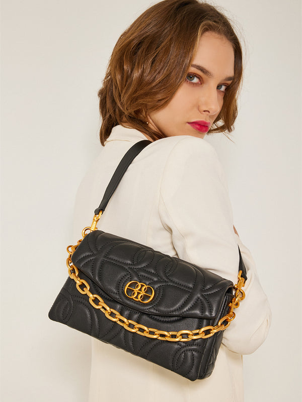 Gianna Monogram Shoulder Bag