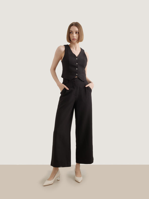 Orina Cotton-blend Women's Trousers – BONIA International