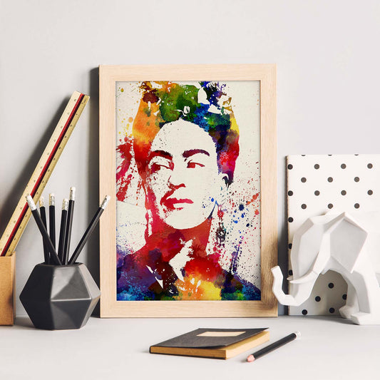 Comprar Frida Kahlo - póster 21x30 con Marco Negro online