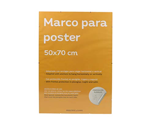 Marco Madera Blanco 50x70 cm