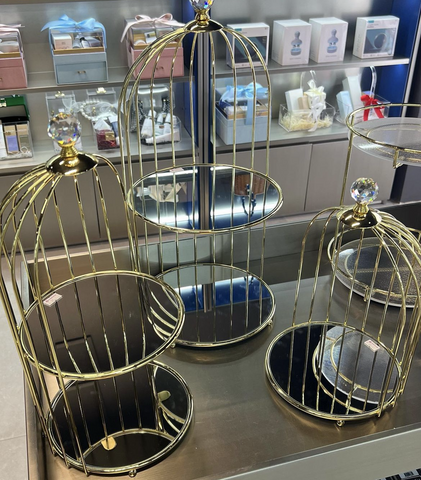 All 3 Golden display rack
