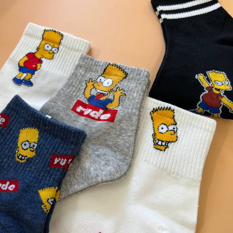 Bart Simpson Rude Socks