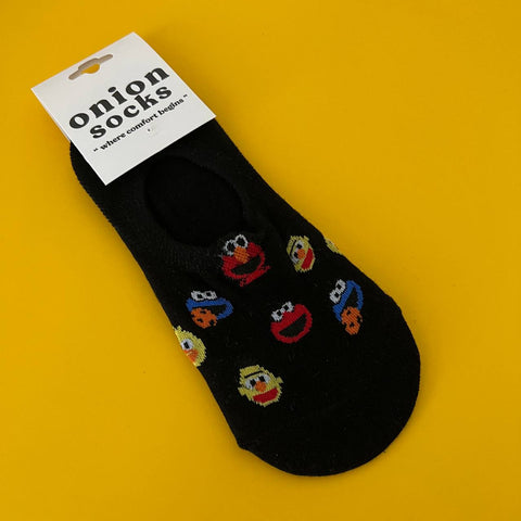Elmo invisible socks - BLACK