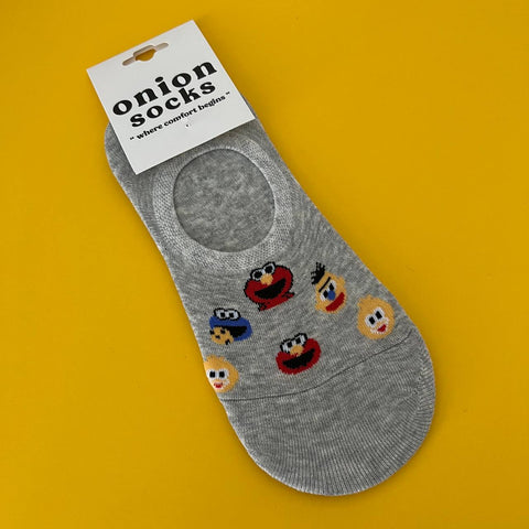 Elmo invisible socks - GREY