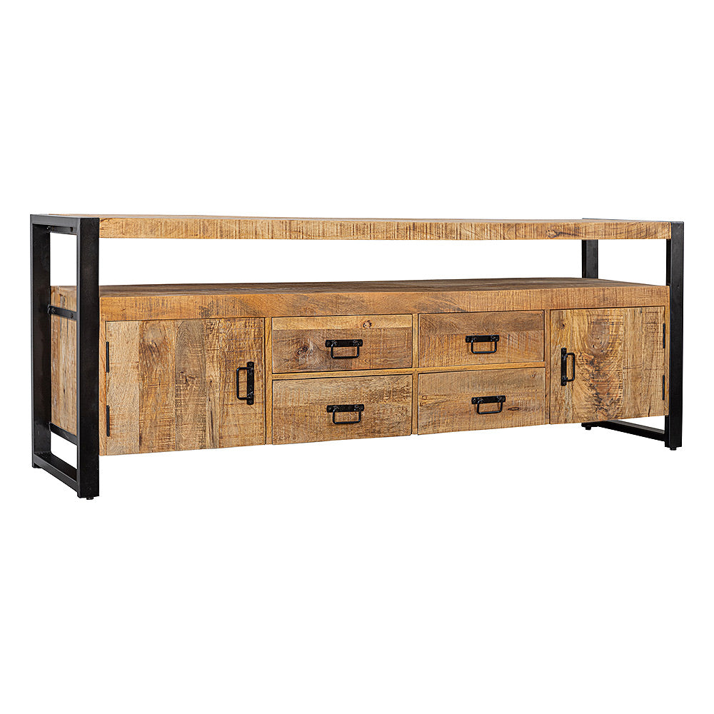 veelbelovend Verwisselbaar essence Mangohouten TV meubel Dennis 190 cm - De Meubel Importeur
