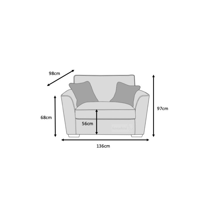 love chair dimensions