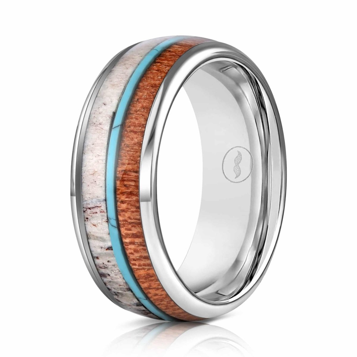 The Elkwood, Black Tungsten Wedding Band