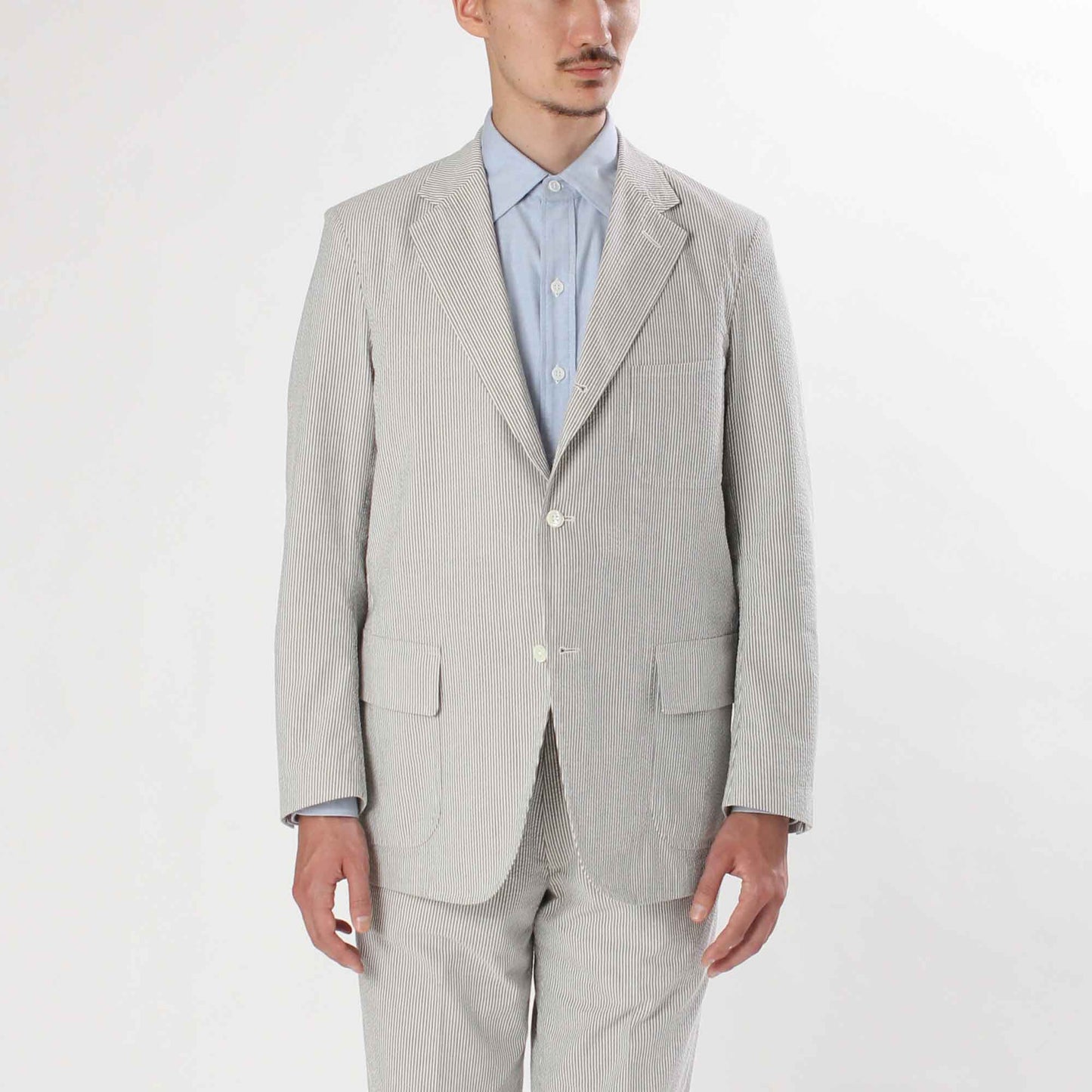 ANATOMICA UNIVERSITY SET UP GREY POPLIN アウター | colcuidar.com