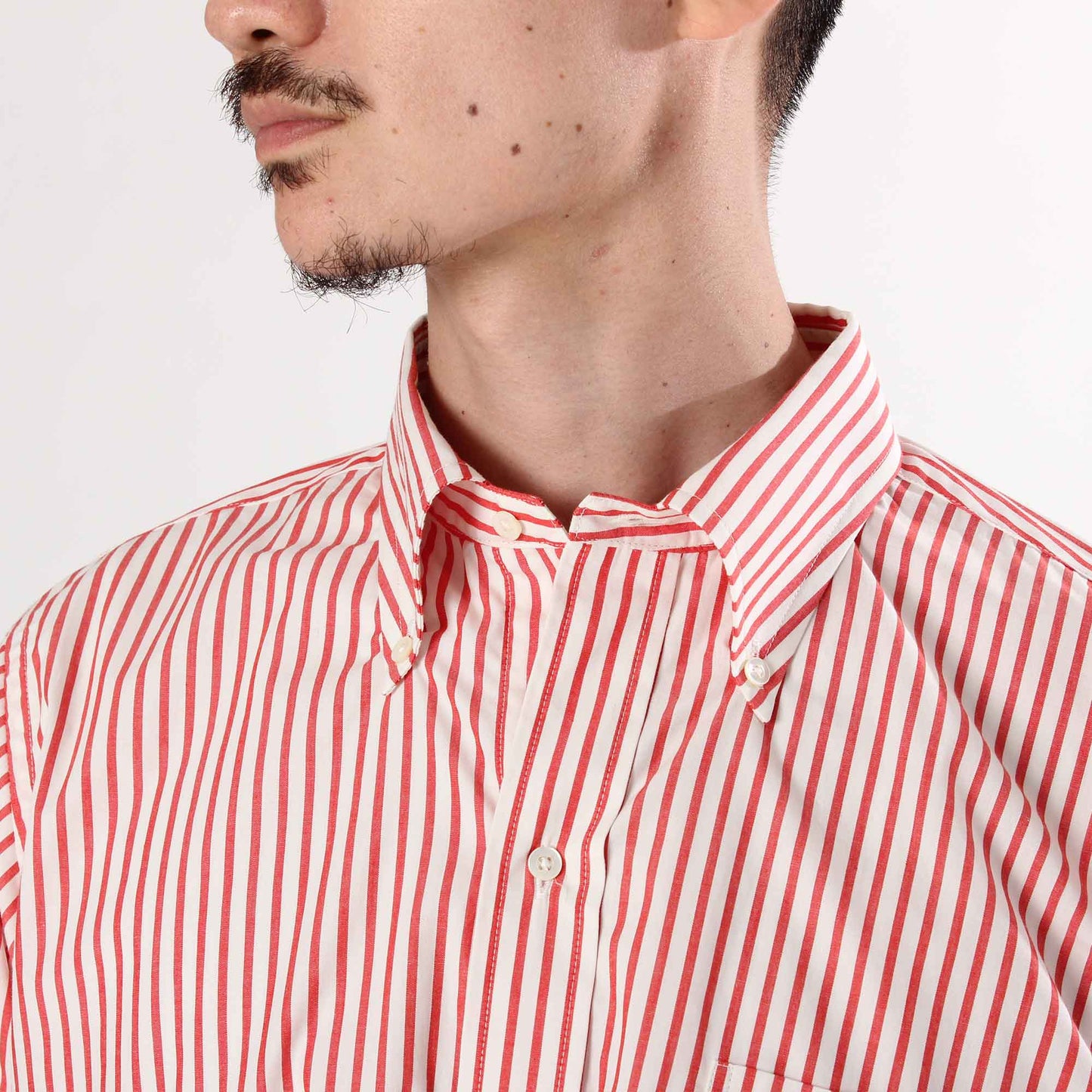 SAMMLER SHIRTS MAKER GREEN PIN STRIPE | liveandlead.co