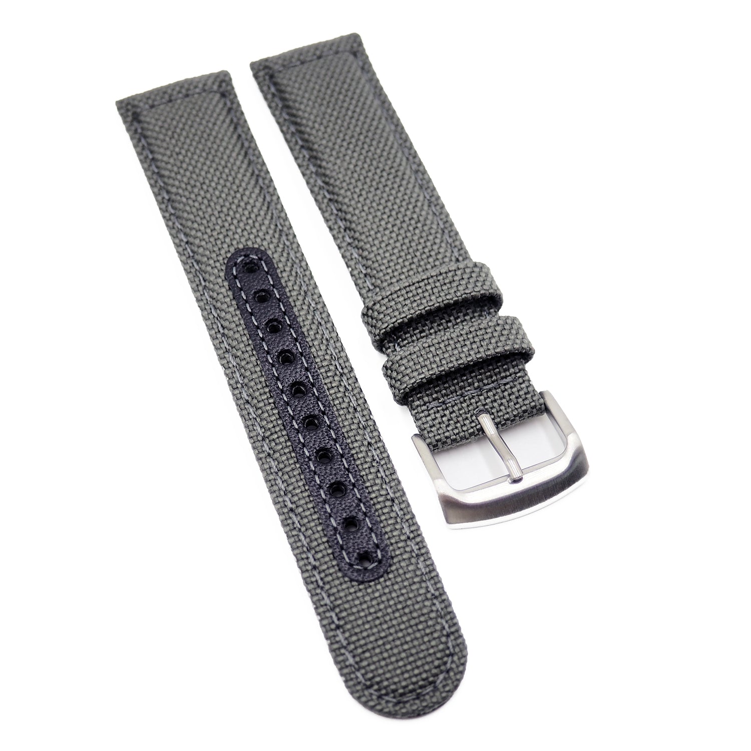 20mm Gray Nylon Watch Strap For Seiko – Revival Strap