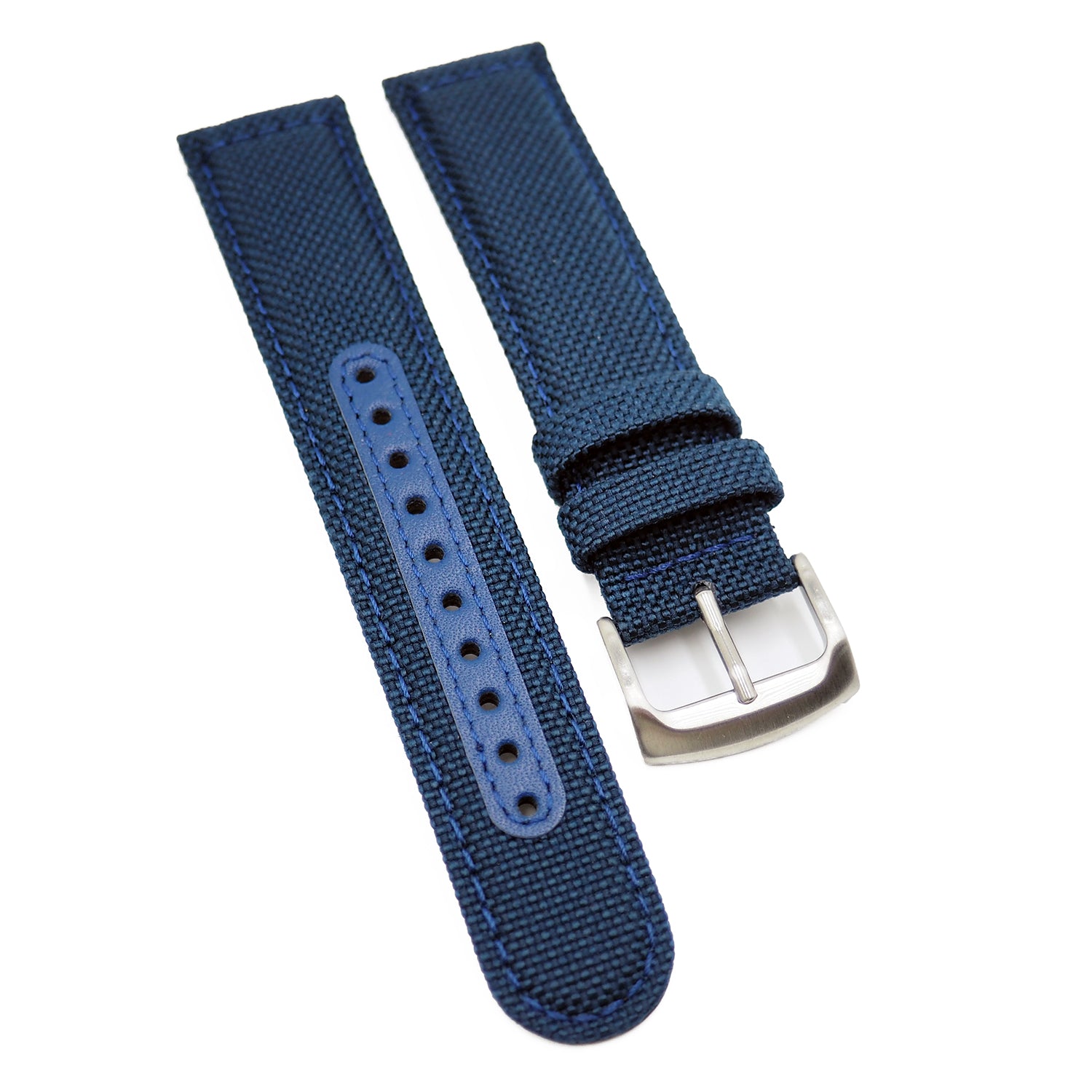 20mm, 22mm Blue Nylon Watch Strap For Seiko – Revival Strap