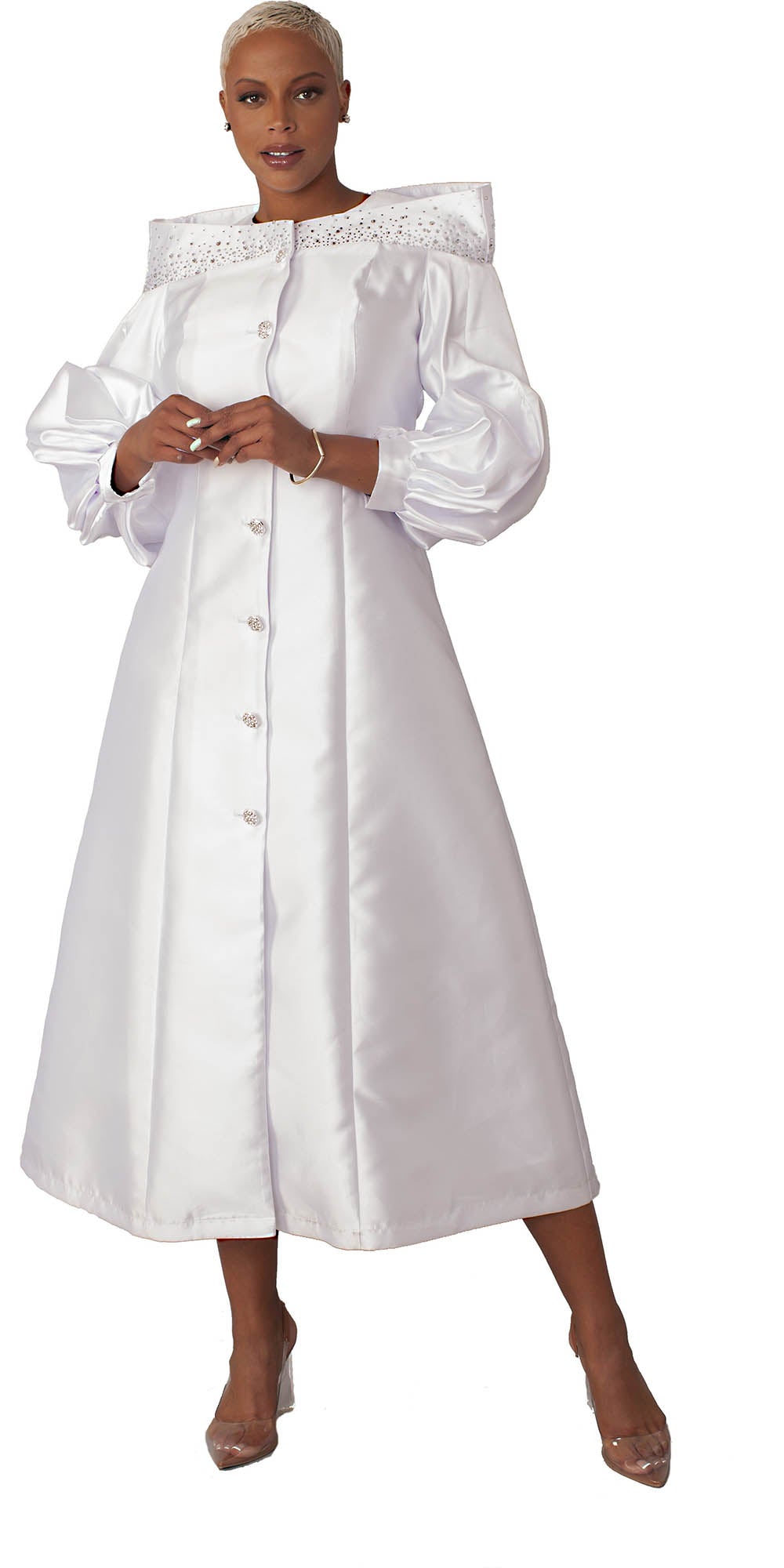 GRACEART Women Clergy Cassock Robe for Church Cross Pastor Robes Priest Clerical  Robe - Walmart.com