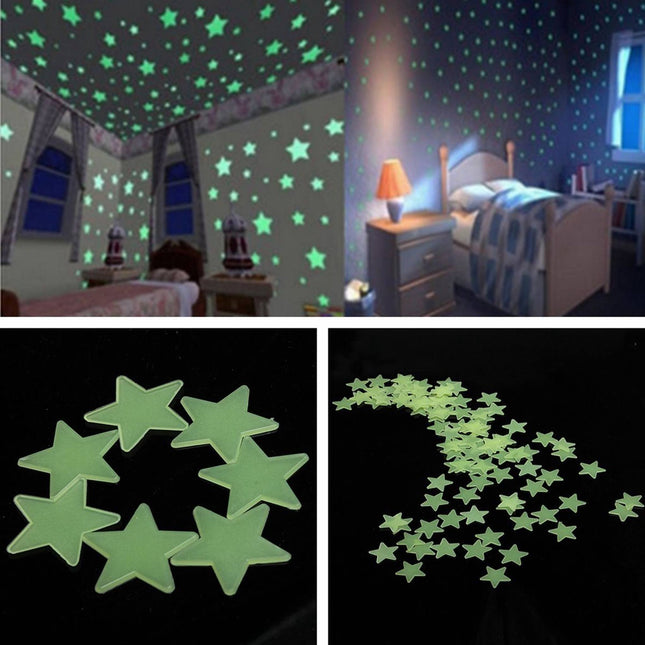 50 Estrellas Fluorescentes para Pared o Techo – Frikimanes