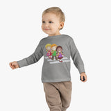 Comfortable Toddler Long Sleeve Cotton Tee for back to School