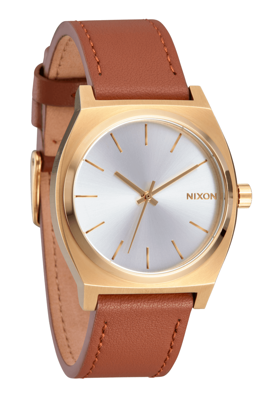 Nixon Time Teller Classic Watch - Light Gold / White Sunray