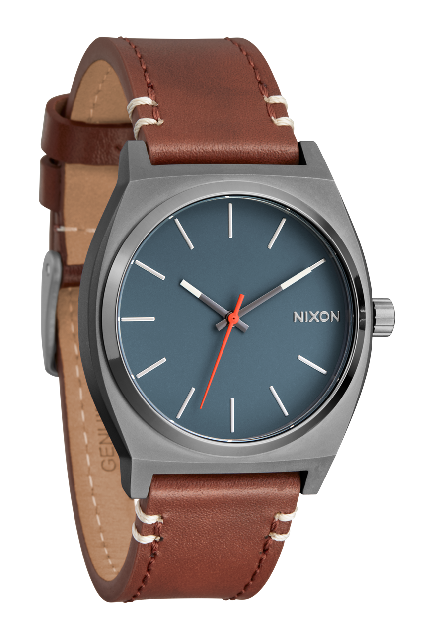 Nixon Time Teller Classic Watch - Lt Gunmetal / Basalt / Sienna product