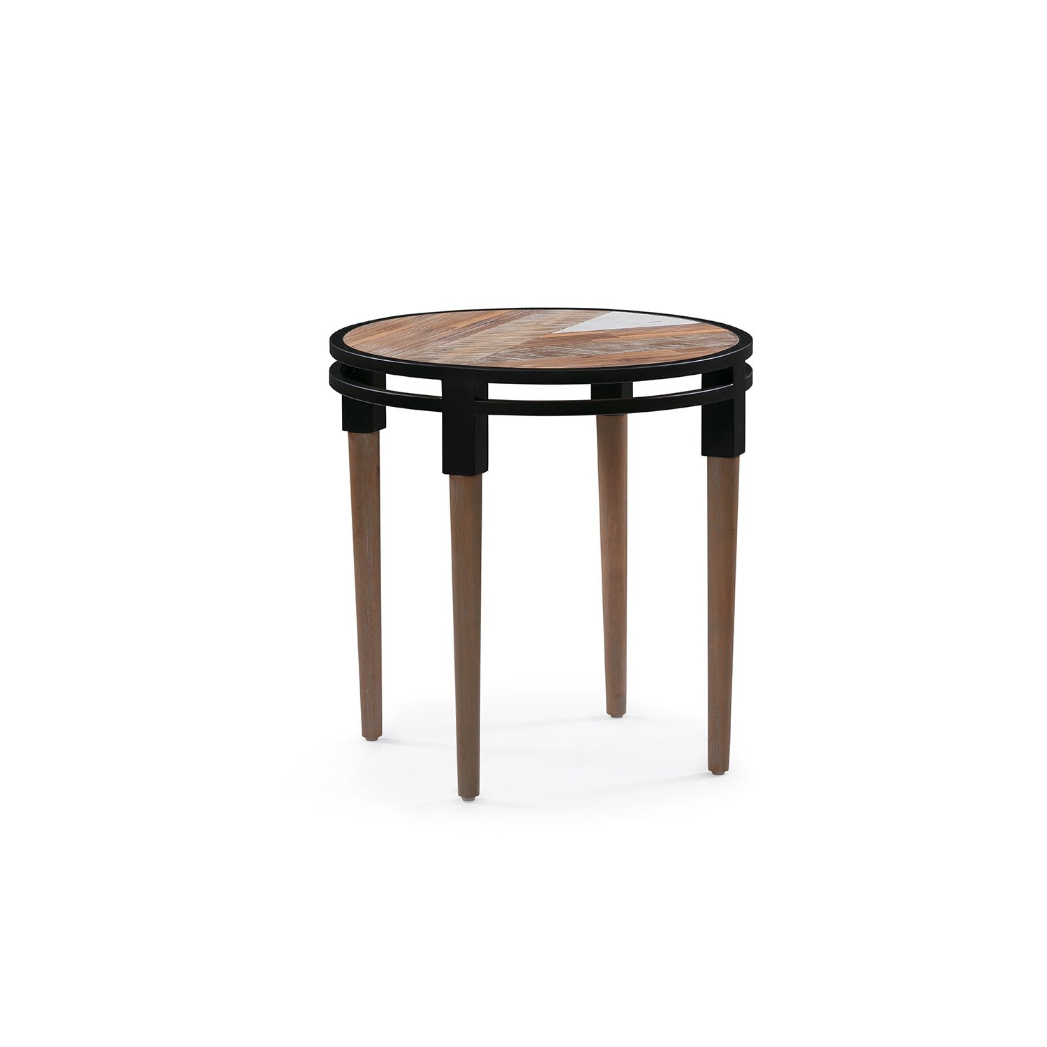 Medley End Table in Multi-Tone Natural Finish – Bois & Cuir USA