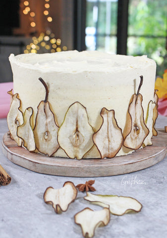 caramelized pear cake elegant holiday cake
