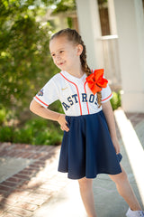 Phillies Fan Dress (white) - Girls