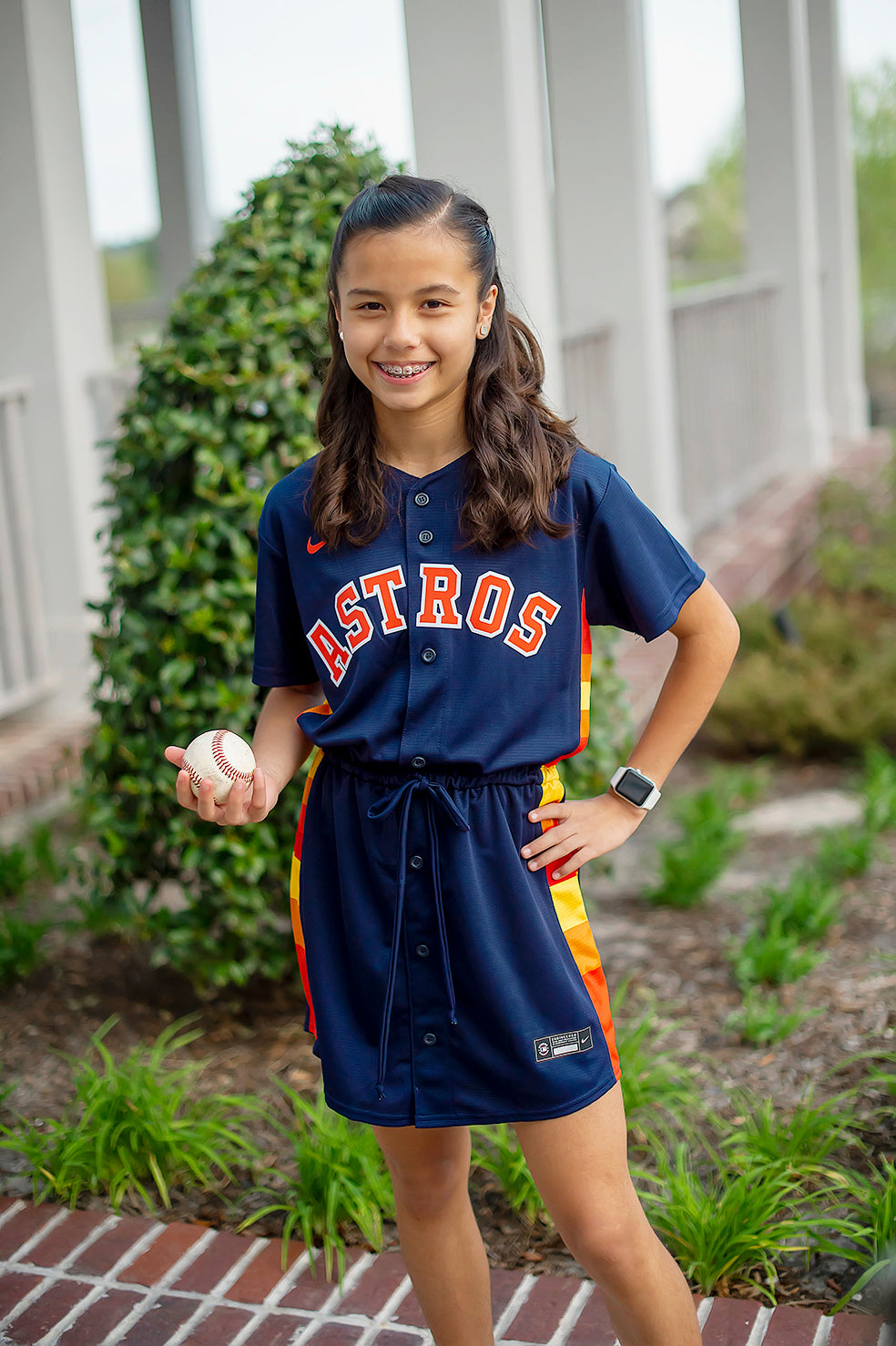 Houston Astros Space City Fan Dress - Girls