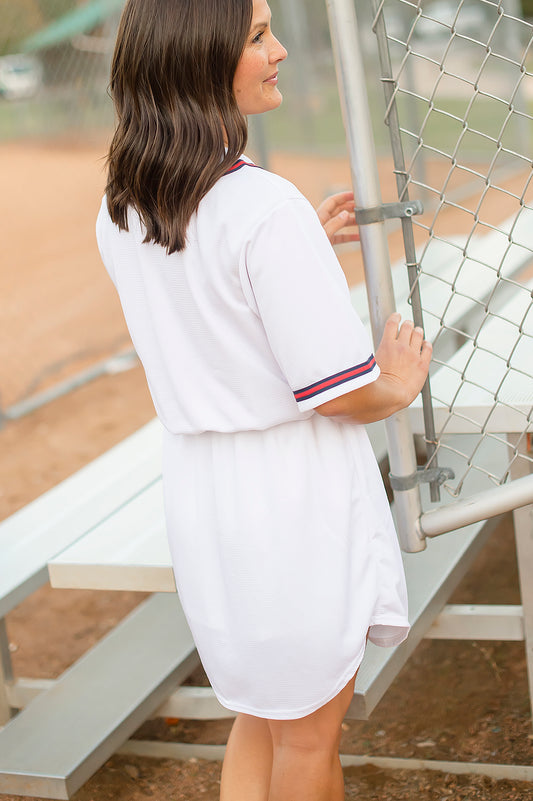 Women's Houston Astros Fan Dress- White