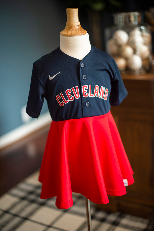 Chicago Fan Dress (white) - Girls