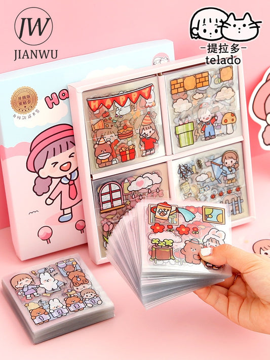 Cute Rabbit Daily Kawaii Decoration Stickers Planner - Temu
