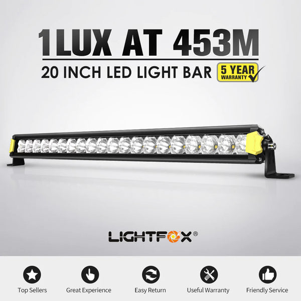 Single Row 28inch Osram LED Light Bar 1Lux @ 494m 17,612 Lumens