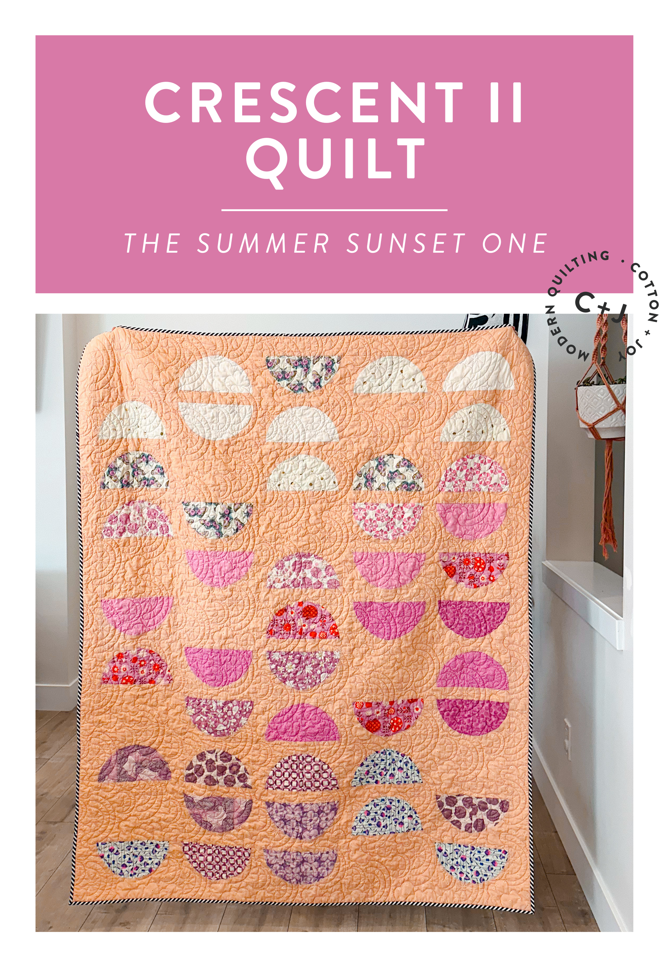 Crescent Quilt - Sunset - Ruby Star Society