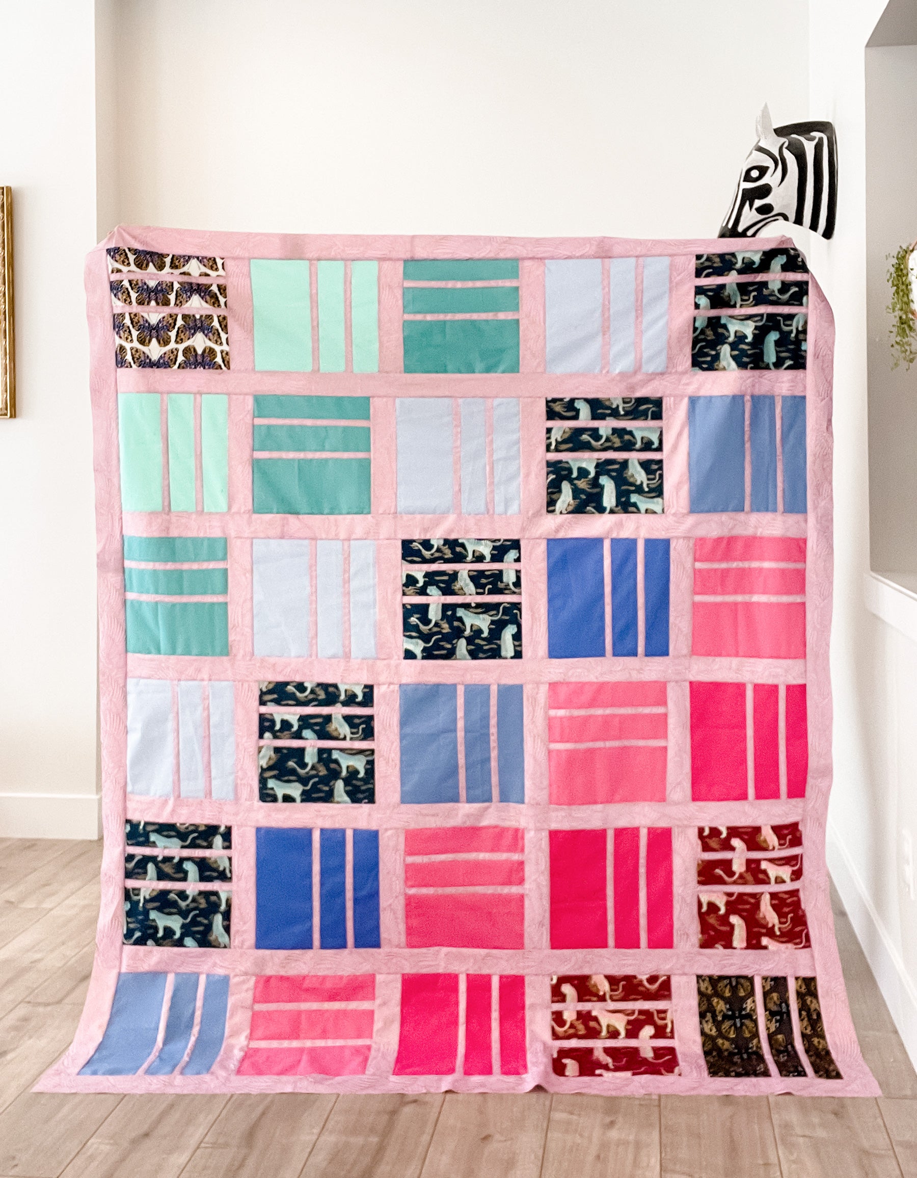 Squared Up - Pink Quilt