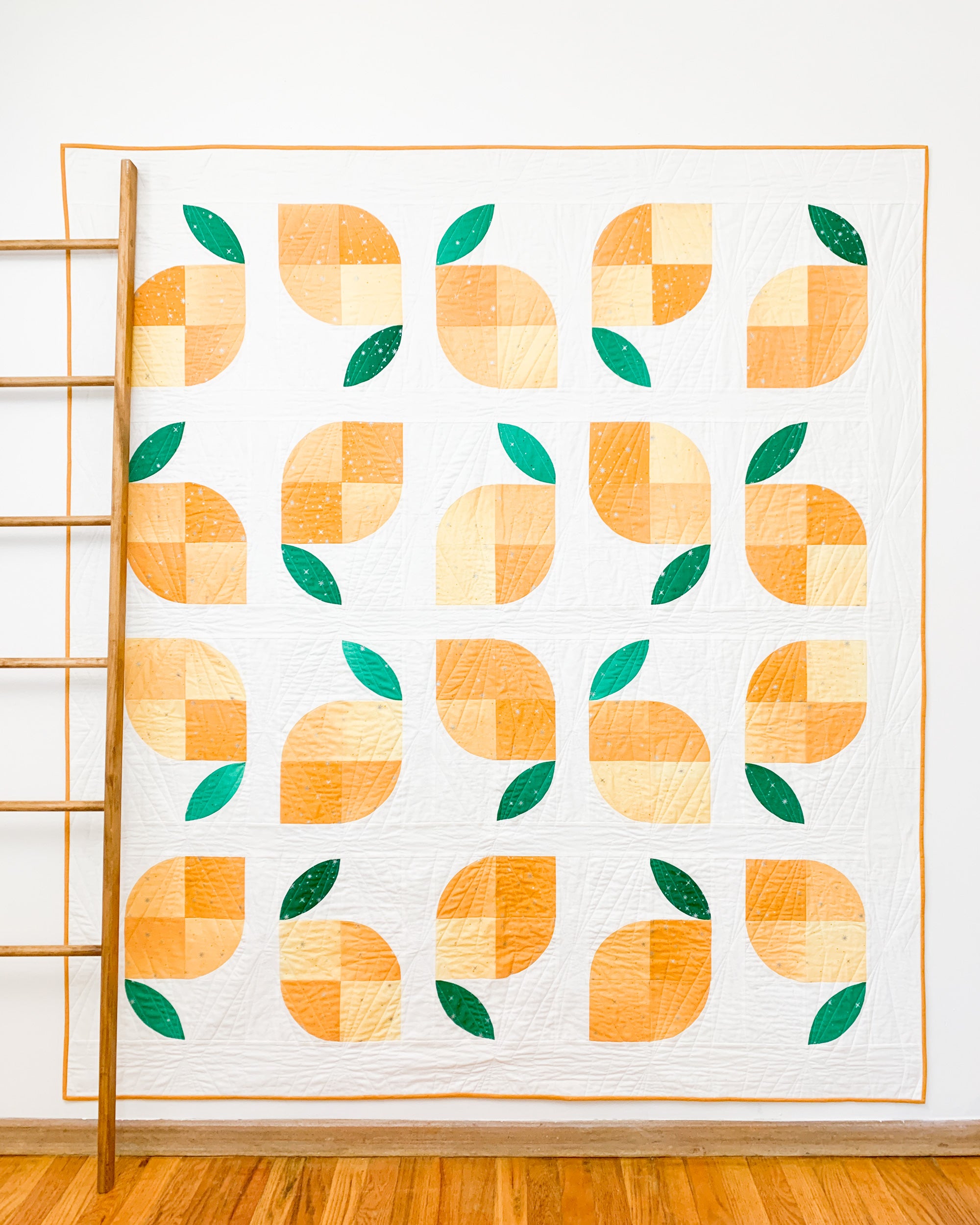 Full Ombre Memi's Lemons quilt