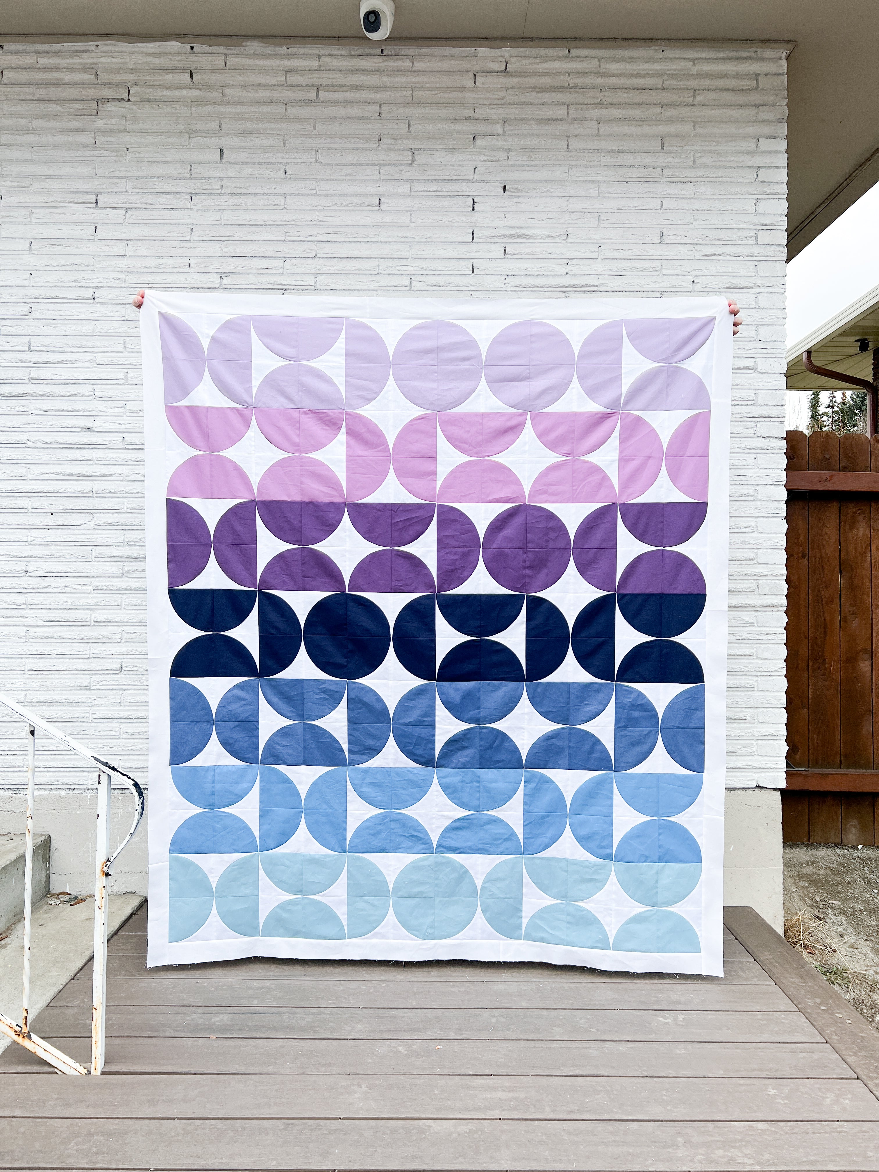 Reverie Quilt featuring curved piecing
