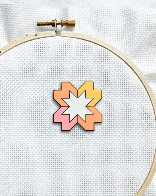 Diamond shape wood needle minder — Flourishing Fibers - Embroidery &  Notions Like No Other