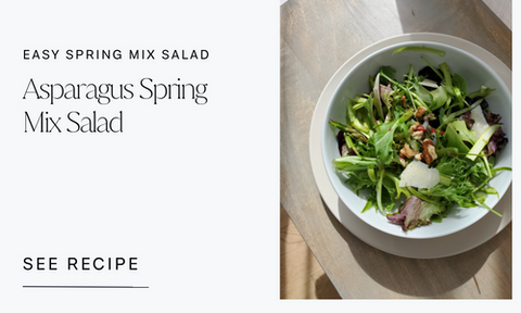 Asparagus Spring Mix Salad Recipe