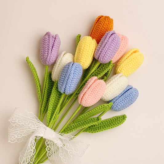 Crochet Tulip Flowers - Shop Online on roomtery