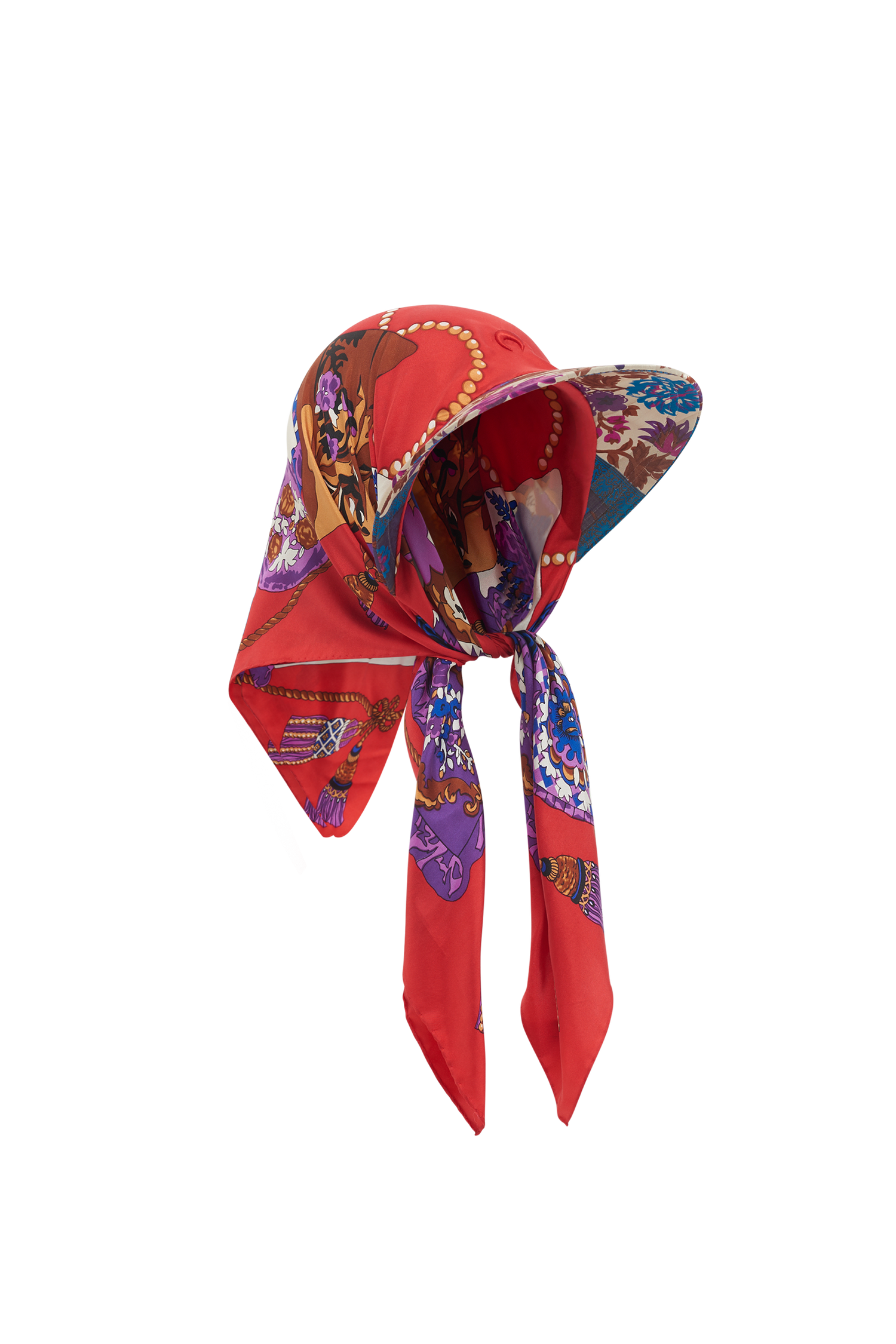 Regenerated Silk Scarves Veiled Cap