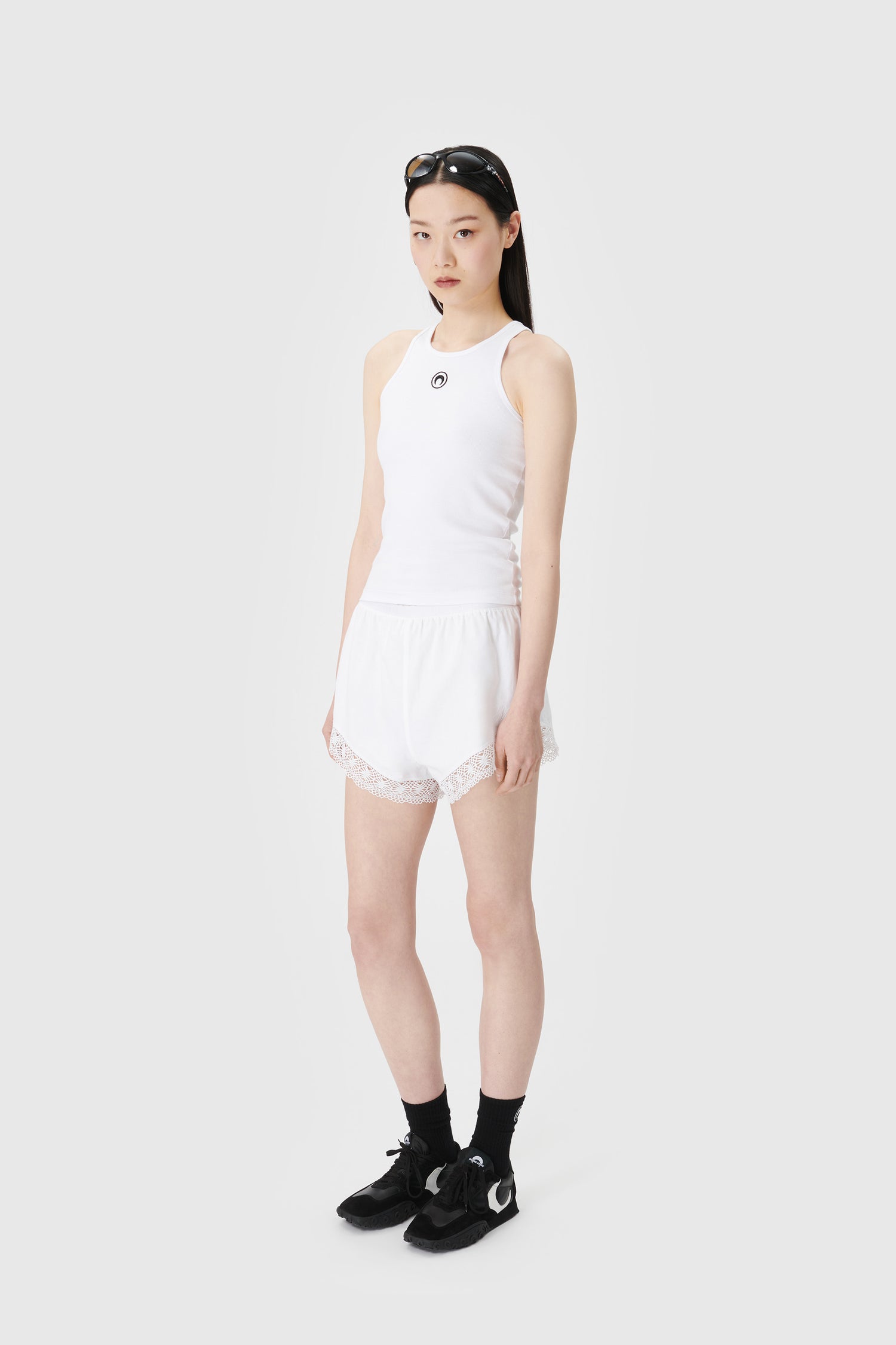 REGENERATED HOUSEHOLD LINEN SHORTS