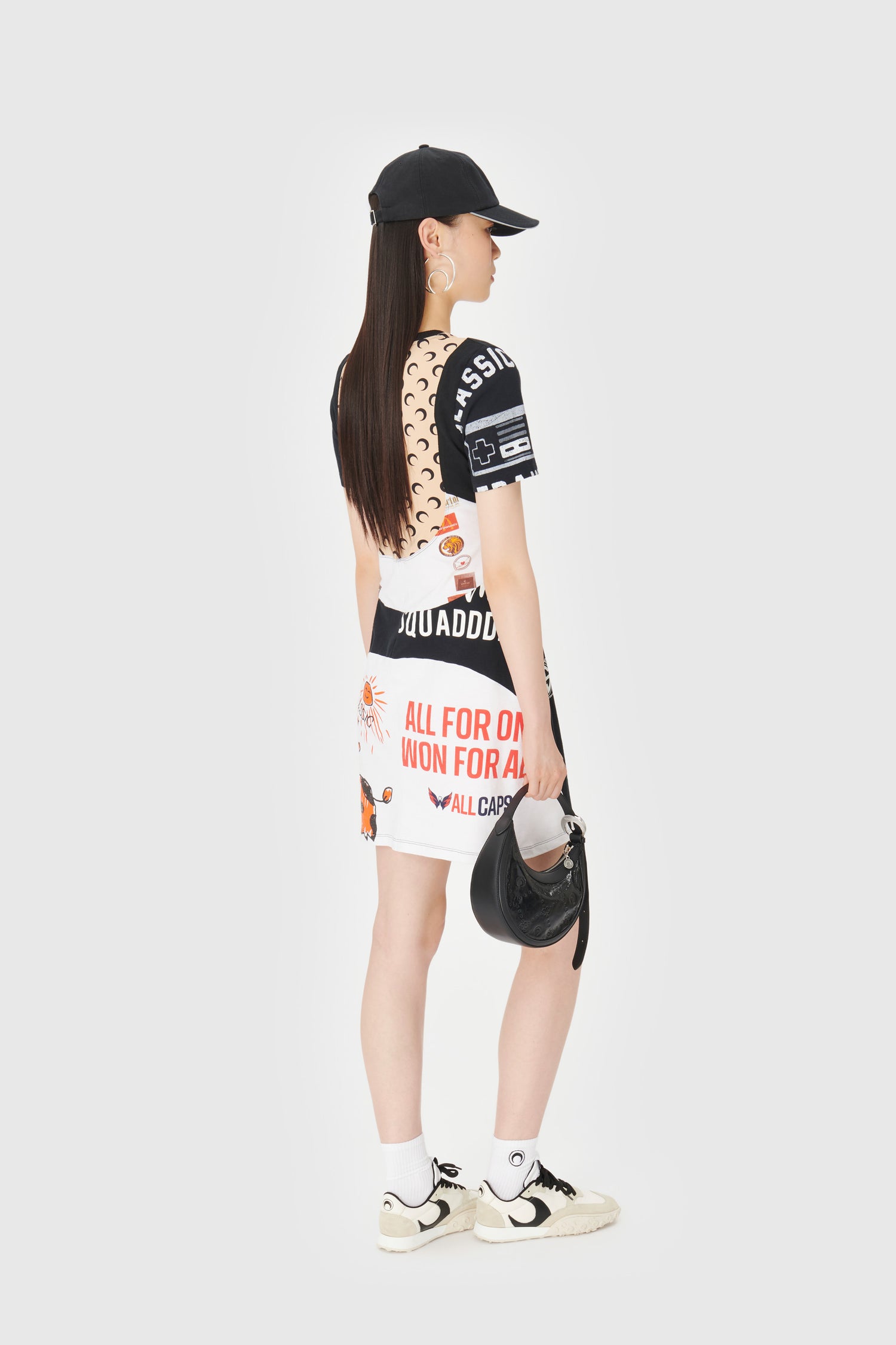 Regenerated Graphic T-Shirt Mini Dress