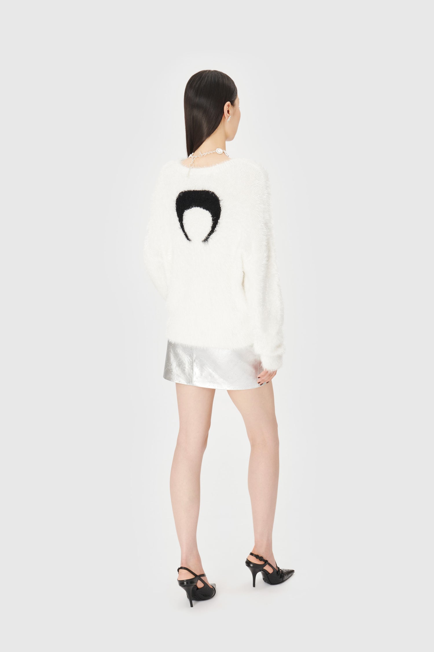 Wild Fluffy Knit Crewneck Pullover