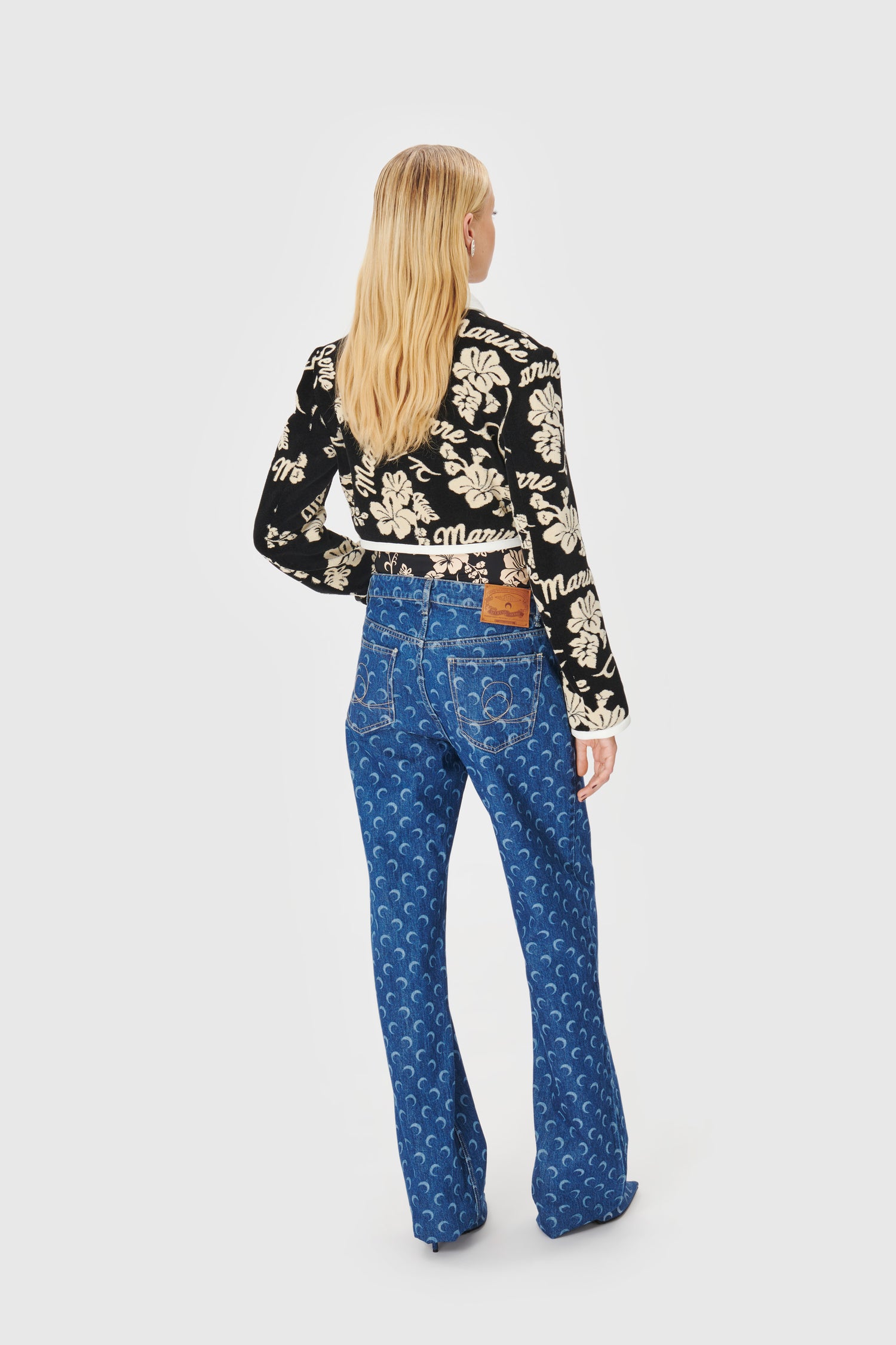 Jacquard Towels Cropped Jacket