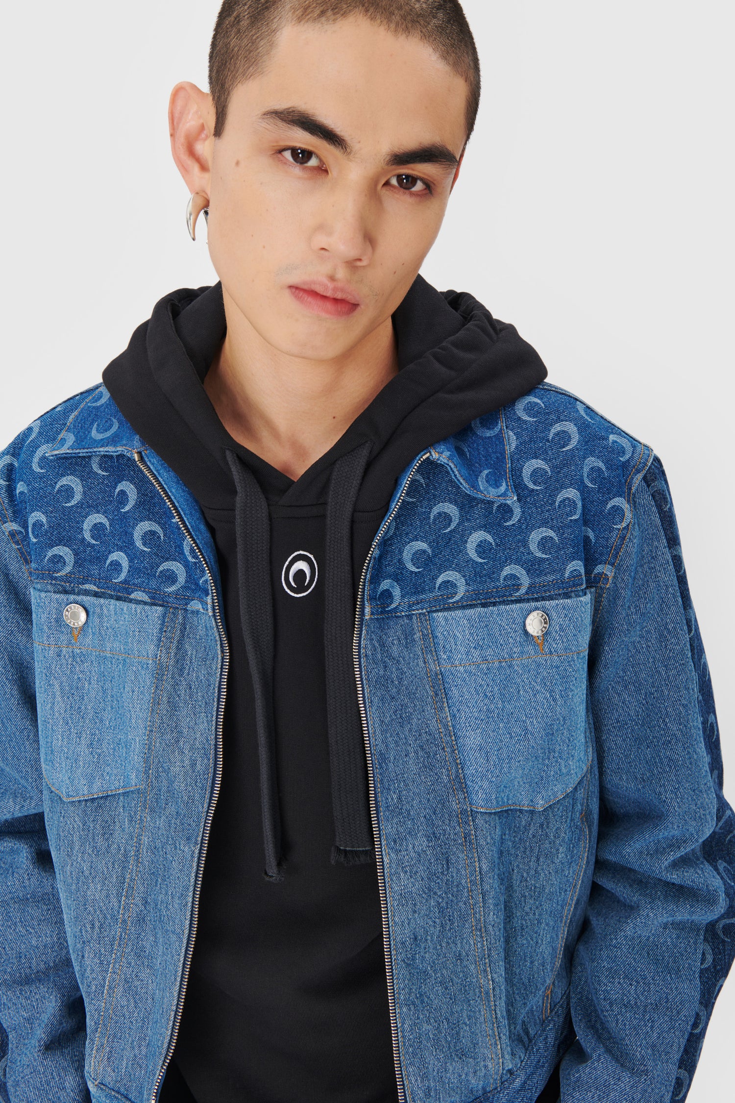 Regenerated Denim Boxy Jacket