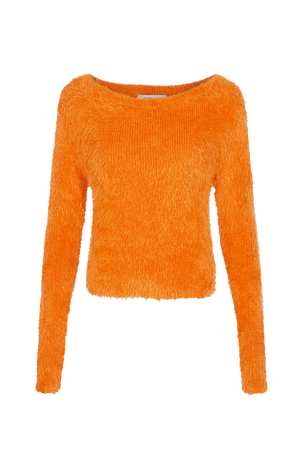 Puffy Knit Cropped Pullover • Marine Serre