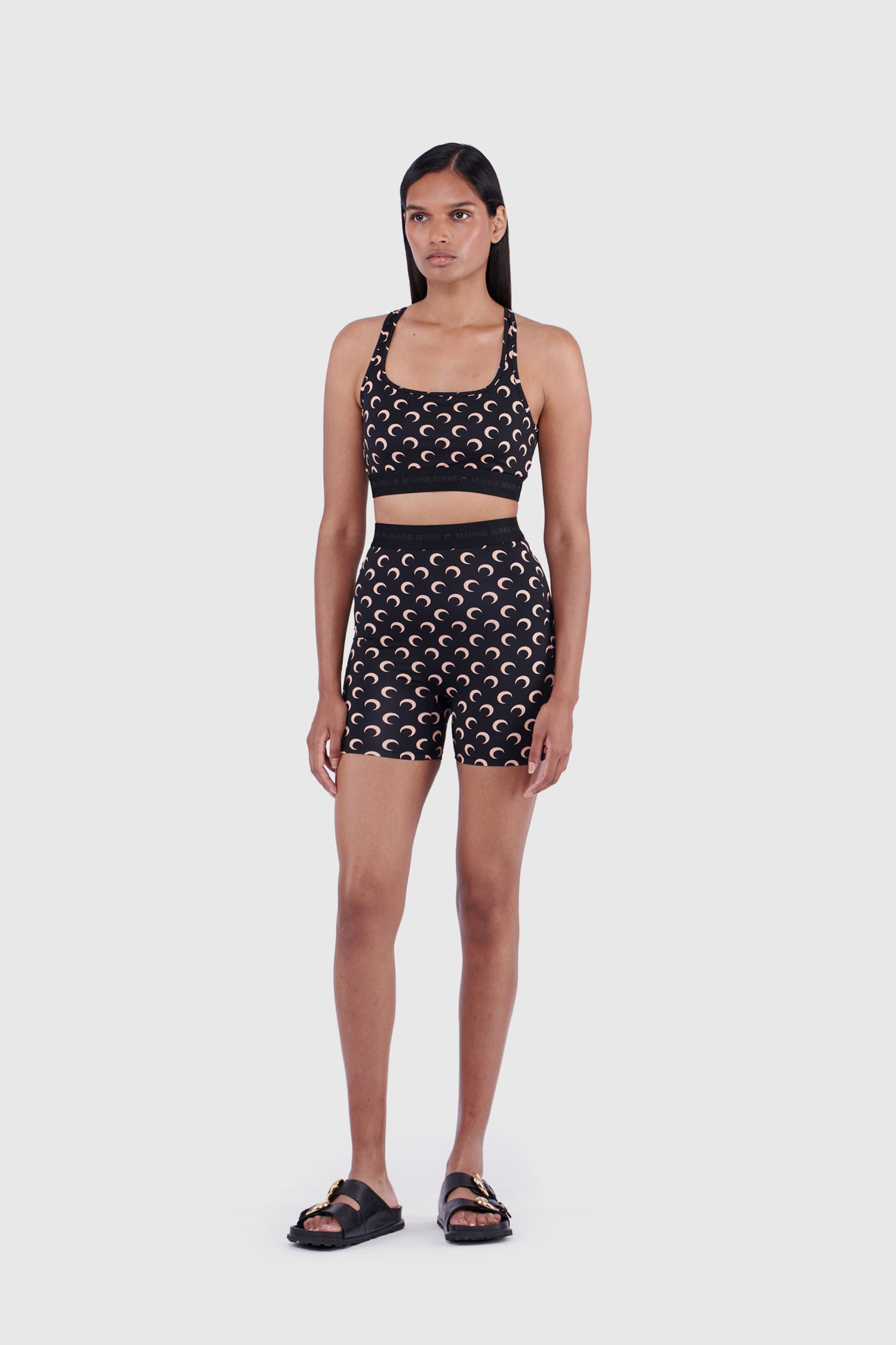 Recycled Moon Jersey Mini Shorts