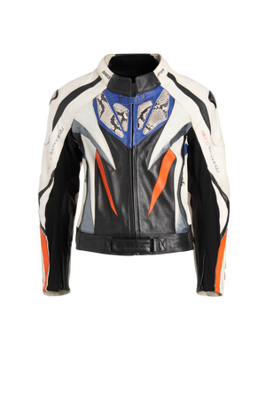 Patchwork Leather Motorcycle Jacket