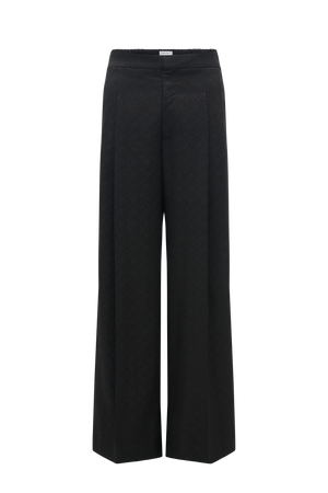 Moon Diamant Jacquard Wide Leg Pants