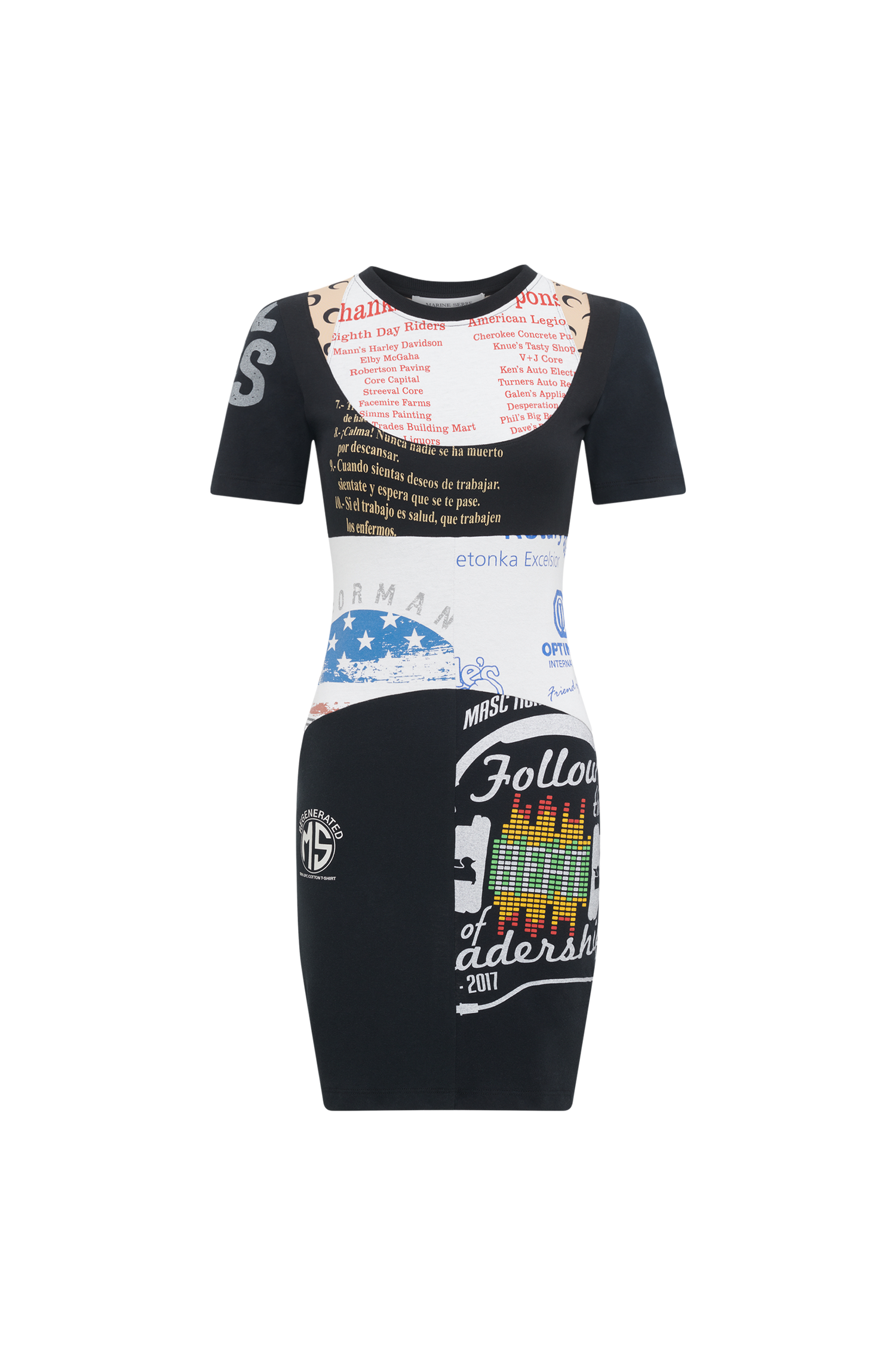 Regenerated Graphic T-Shirt Mini Dress